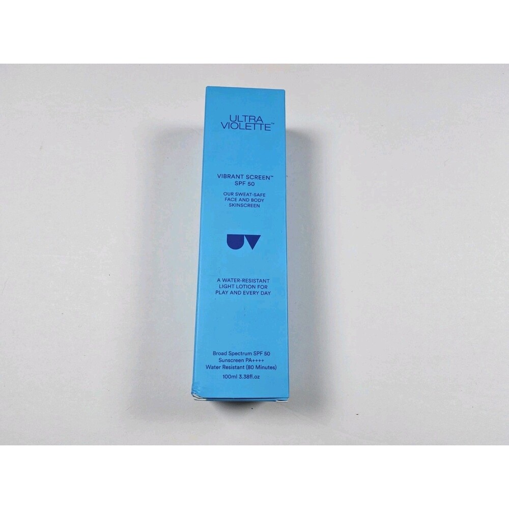 Ultra Violette Vibrant Screen SPF 50 Sunscreen 3.38oz/100ml Face Body Exp 3/27